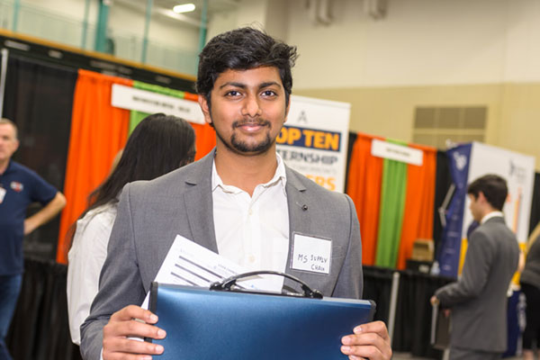 Master's in Supply Chain Management student ready for his capstone project