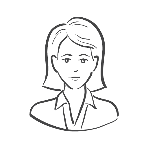 Female businessperson icon