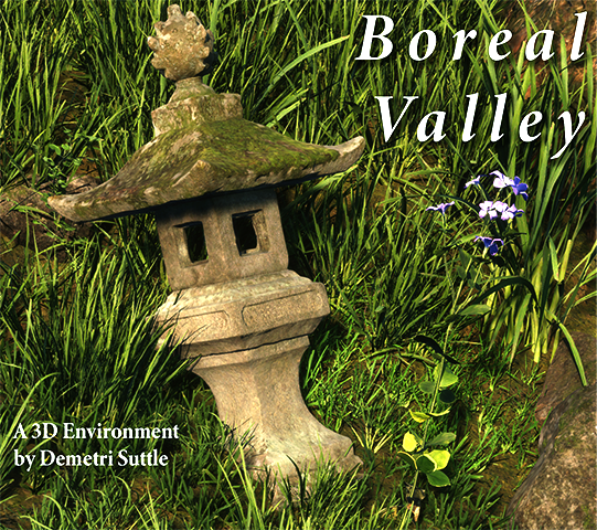 Boreal Valley, A 3D Environment by Demetri Suttle